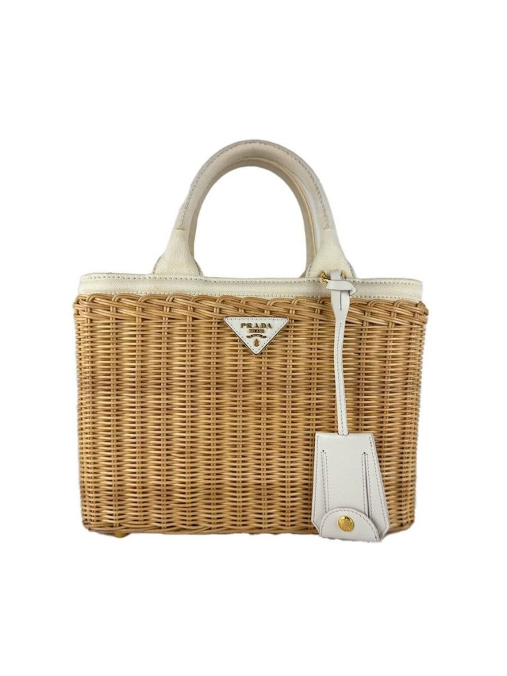 Prada Basket Shoulder Bag